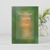 Wenskaart op maat gesneden sympathikaart (Staand voorkant)