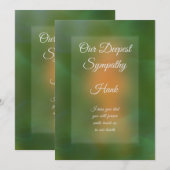 Wenskaart op maat gesneden sympathikaart (Voorkant / Achterkant)