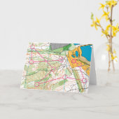 Wenskaart - Oriëntatiekaart Kaart (Gele Bloem)