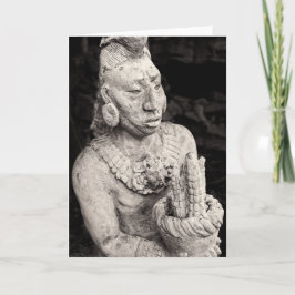 Wenskaart - Oud Mayan Cijfer - Mexico Kaart