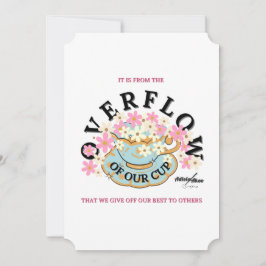 Wenskaart overstroming door Poet Adiela Akoo Feestdagenkaart