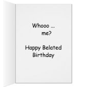 Wenskaart - Owl op Tak (Binnen (Rechts))