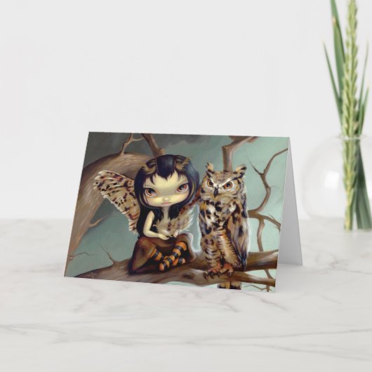 Wenskaart "Owlyn" Kaart (Voorkant)