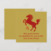 Wenskaart Paard (Voorkant / Achterkant)