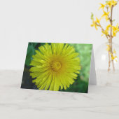 Wenskaart - Paardenbloem Kaart (Gele Bloem)
