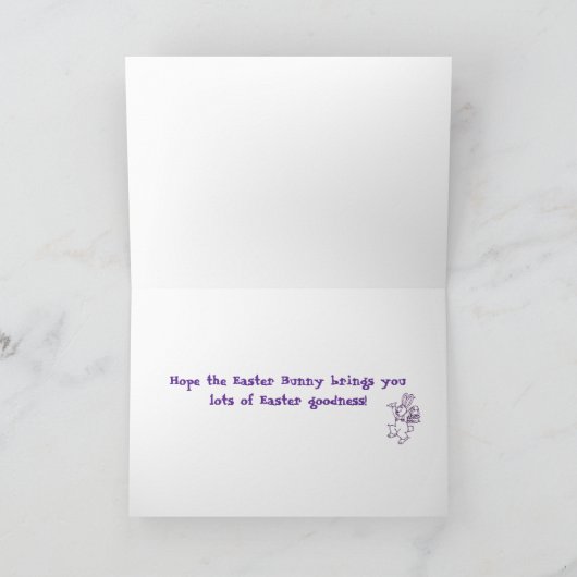 wenskaart "Paasgeluk" Feestdagen Kaart (Binnen)