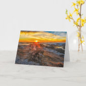 Wenskaart Pacifische groei Kaart (Gele Bloem)