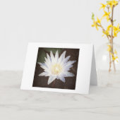 wenskaart "PAINTED LOTUS" Kaart (Gele Bloem)