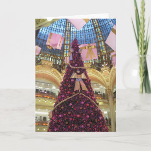 wenskaart "Paris Christmas" Feestdagen Kaart