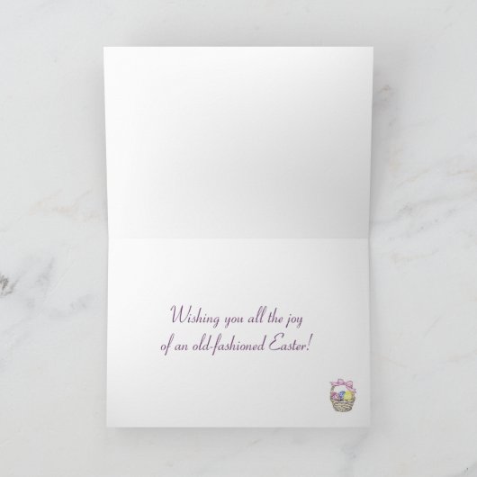 wenskaart " Pasen" Feestdagen Kaart (Binnen)