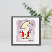 wenskaart "Pastor Gnome" Kaart (Staand voorkant)