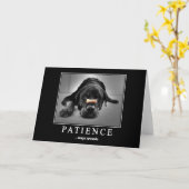 wenskaart "Patience Rewards" Kaart (Gele Bloem)