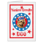 Wenskaart Patriotic Cairn Terrier (Voorkant)