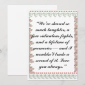 Wenskaart | Persoonlijke Kaart voor broers en zuss (Voorkant / Achterkant)