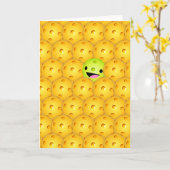 Wenskaart - Pickleball maakt me blij Kaart (Gele Bloem)