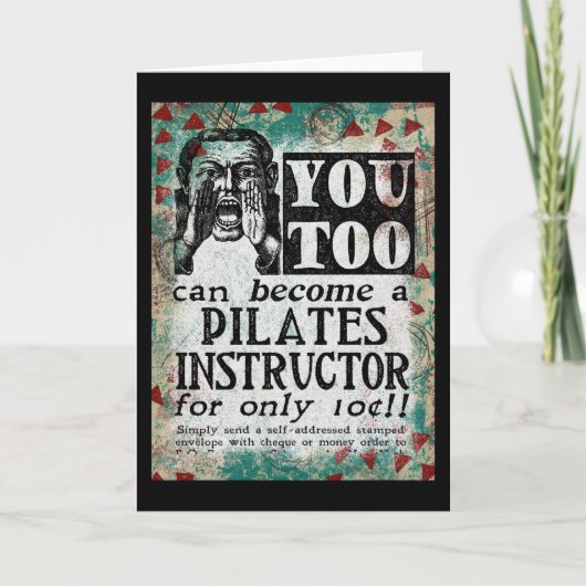 Wenskaart Pilootinstructeur - Funny Retro Kaart (Voorkant)