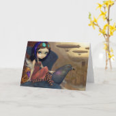 wenskaart "Poe's Flight" Kaart (Gele Bloem)