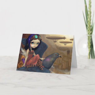 wenskaart "Poe's Flight" Kaart