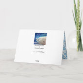 Wenskaart polarisblaasjes Beer Feestdagen Kaart (Achterkant)