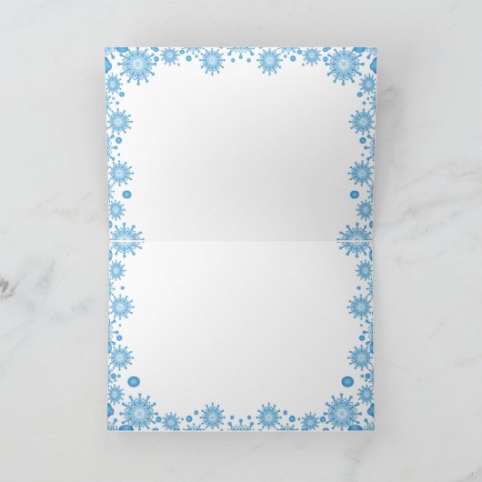 Wenskaart polarisblaasjes Beer Feestdagen Kaart (Binnen)