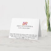 Wenskaart Prague Castle Kaart (Achterkant)