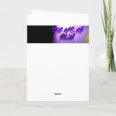 Wenskaart - Proud Peacock Kaart (Achterkant)