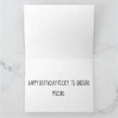 Wenskaart Puerto Rico Kaart (Binnen)