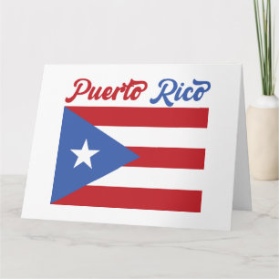 Wenskaart Puerto Rico Kaart