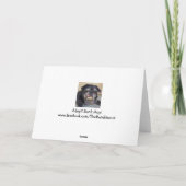 Wenskaart: Pug/de Misser van Itsy uw gezicht Kaart (Achterkant)