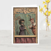 wenskaart "Punch and the Hangman" Kaart (Gele Bloem)