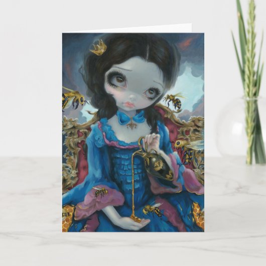 wenskaart "Queen of Bees" Kaart (Voorkant)