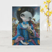 wenskaart "Queen of Bees" Kaart (Gele Bloem)