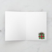 Wenskaart - Racket voor Kerst Feestdagen Kaart (Binnen)