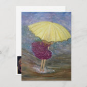 wenskaart "Raindance" blanco Kaart (Voorkant / Achterkant)