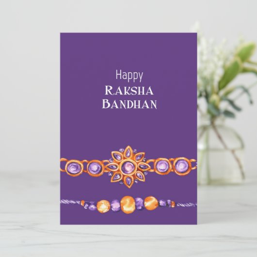 Wenskaart Raksha Bandhan Bracelets Kaart (Staand voorkant)