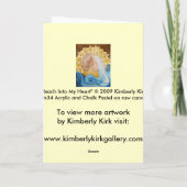 Wenskaart: "Reik in mijn hart" Kaart (Achterkant)