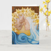 Wenskaart: "Reik in mijn hart" Kaart (Gele Bloem)