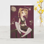 wenskaart "Reis" Kaart (Gele Bloem)