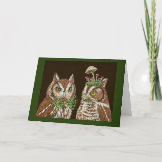 Wenskaart Romance bossen Kaart (Voorkant)