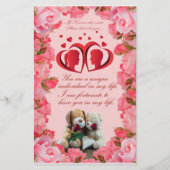 Wenskaart Romantic Quote Flyer (Voorkant)