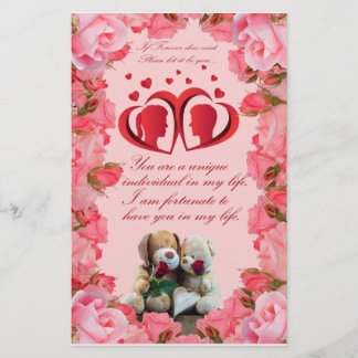 Wenskaart Romantic Quote Flyer