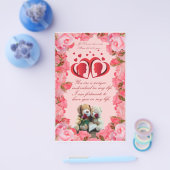 Wenskaart Romantic Quote Flyer (Enkel)