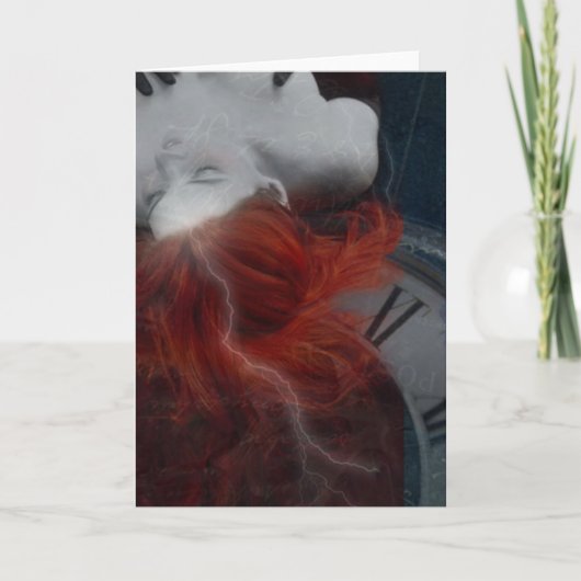 Wenskaart:  Rood Kaart (Voorkant)