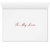 wenskaart "Roos van de lente (Sepia)" (Binenzijde Horizontaal (Onderkant))