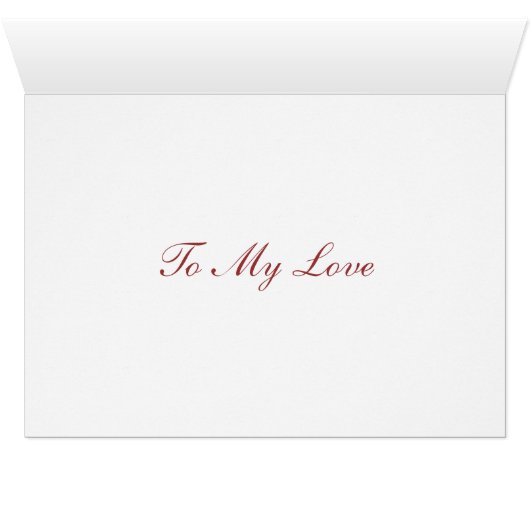 wenskaart "Roos van de lente (Sepia)" (Binenzijde Horizontaal (Onderkant))