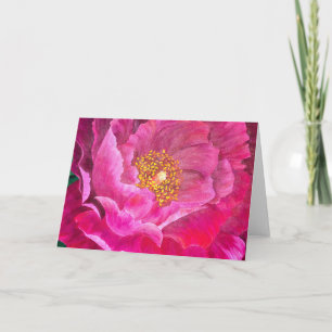 Wenskaart Roze Cactus Roos Kaart
