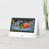 Wenskaart Russische kerstmis Feestdagen Kaart (Achterkant)