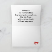 wenskaart "Ruwe forel" Kaart (Binnen)