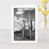 Wenskaart Saguaro Sentinels Kaart (Gele Bloem)
