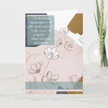 Wenskaart - Saint Thérèse of Lisieux - Moeders